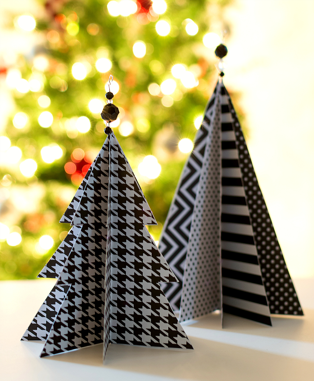 Christmas Craft: Paper Trees - It All Started With Paint